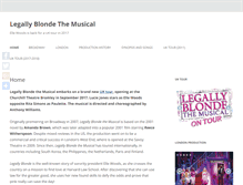 Tablet Screenshot of legallyblondethemusical.com